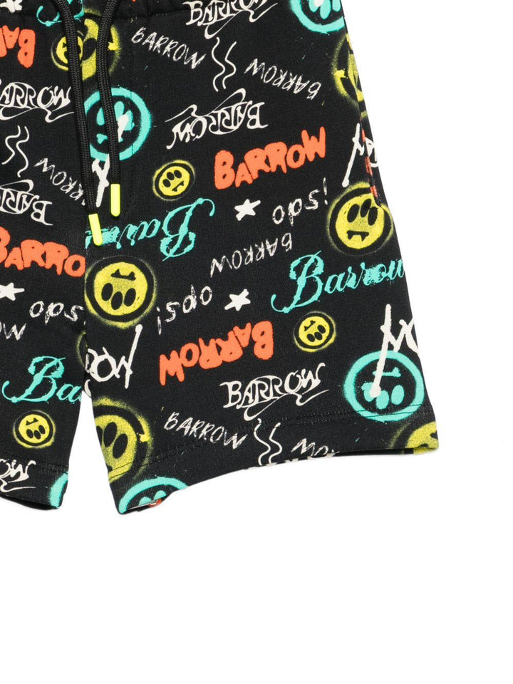 Bermuda nera per bambino S6BKJUBE047 110 Barrow Kids 