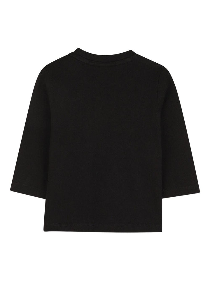 T-shirt nero per neonato J52467 09B Boss Kids 