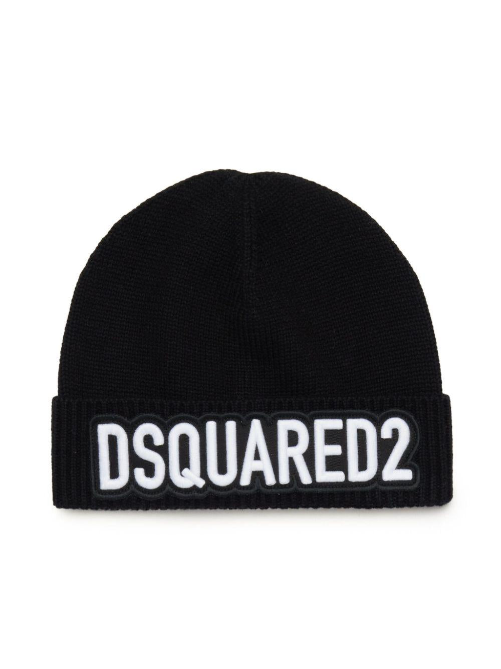 Black hat for children with logo