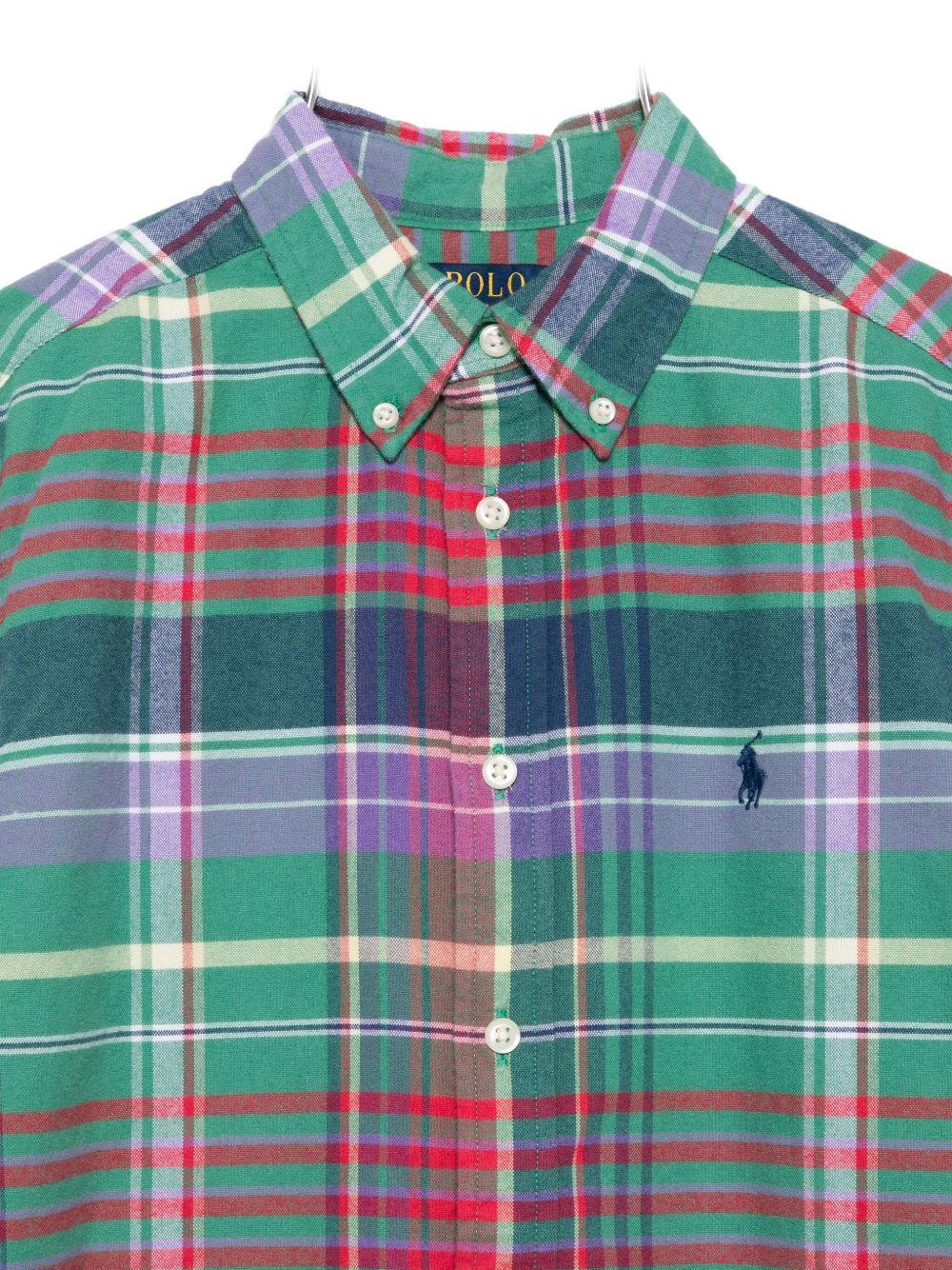 Camicia verde/multicolor per bambino 323979315 001 Ralph Lauren Kids 