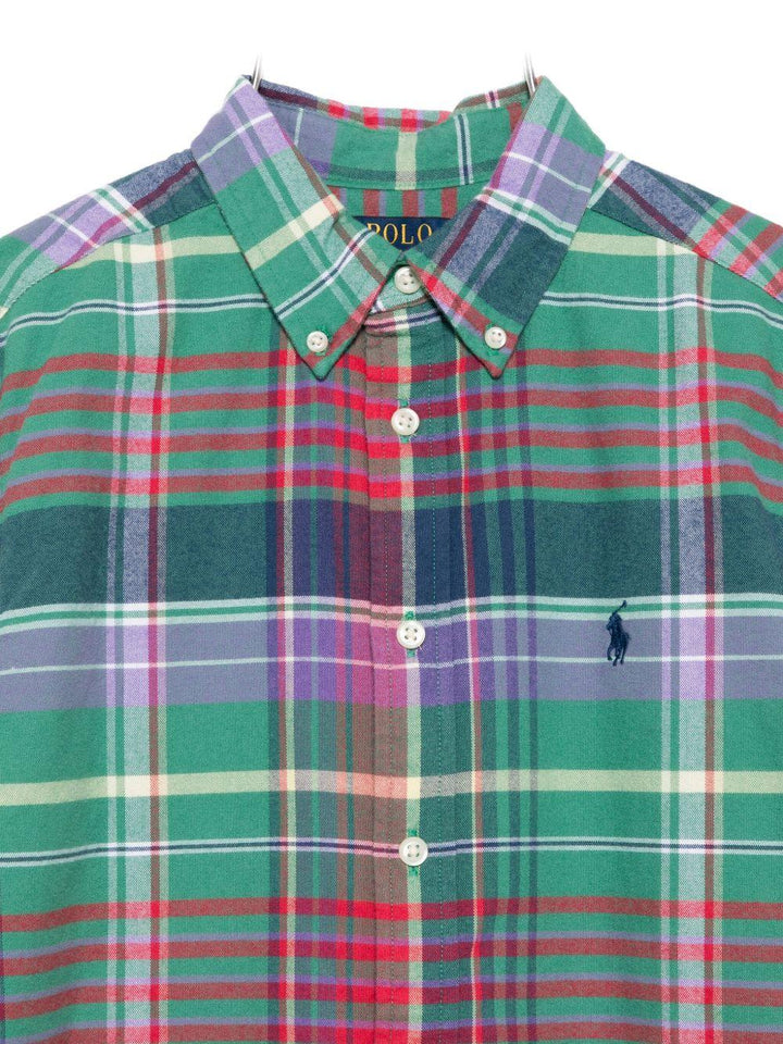 Camicia verde/multicolor per bambino 323979315 001 Ralph Lauren Kids 