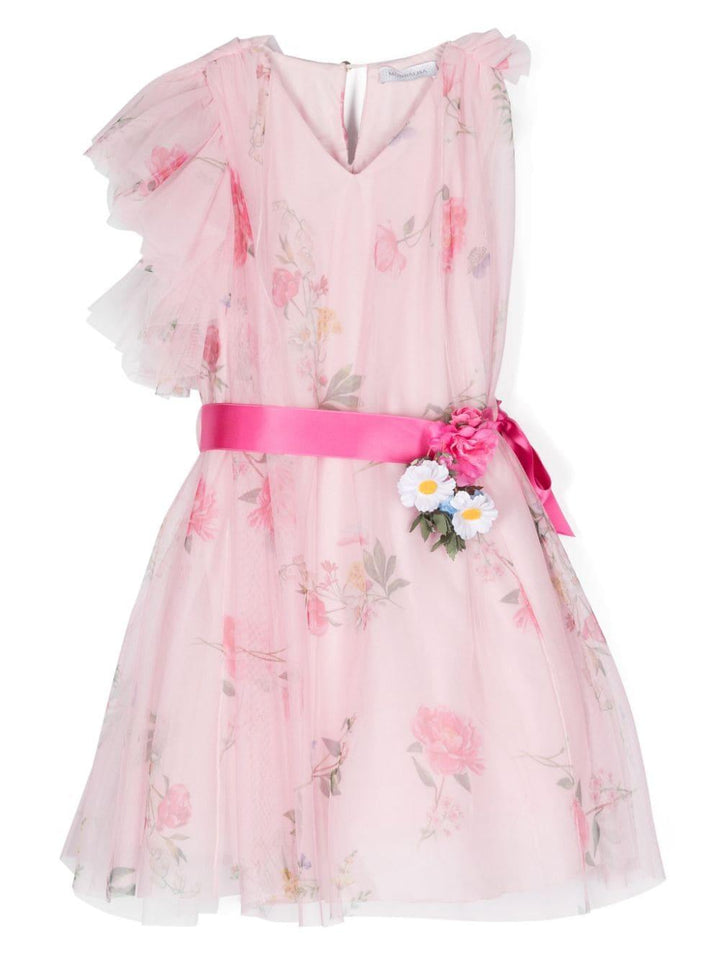 Abito rosa per bambina in tulle