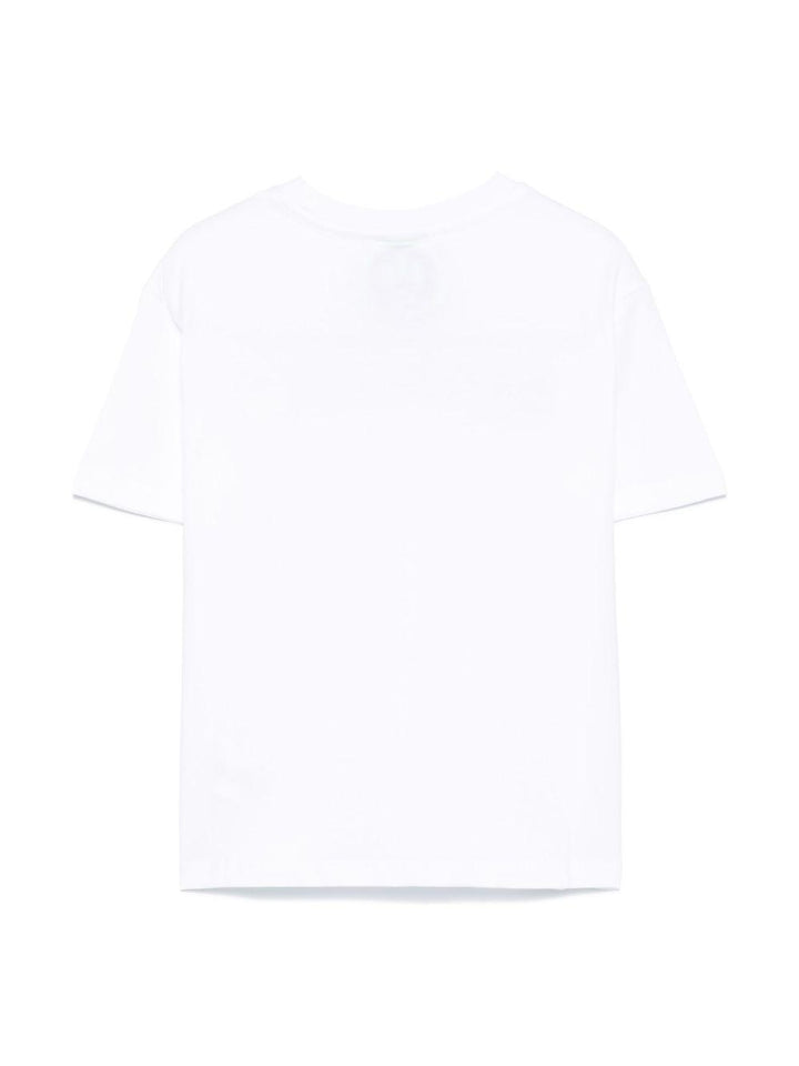 T-shirt bianco per bambino con logo