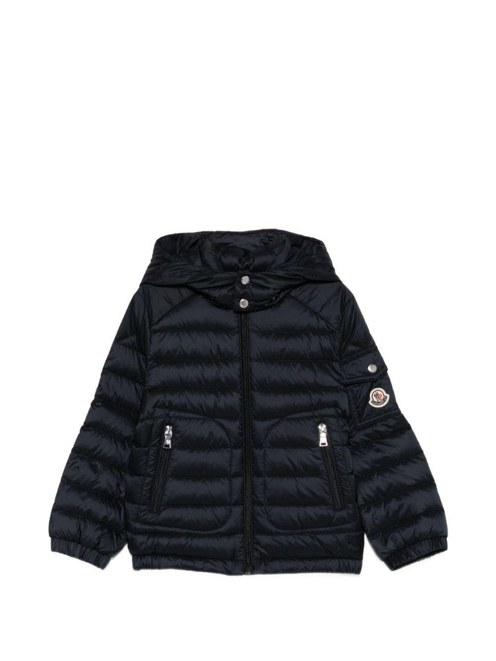 Giubbotto blu navy per bambino 9541A00036597YF 778 Moncler Kids 