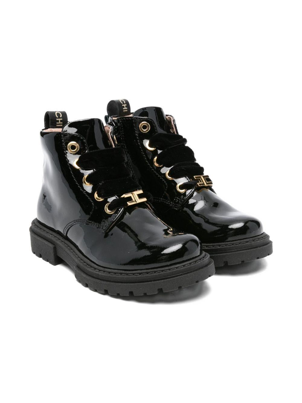 Stivali neri per bambina F1A5E03810286930 930 Elisabetta Franchi Kids 