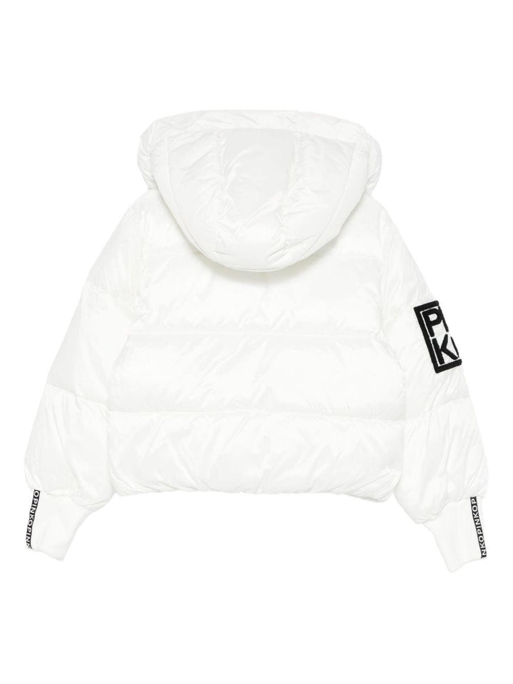 Giubbotto bianco per bambina KFGB009CNY026 D828 Pinko Kids 