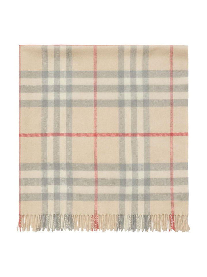 Coperta beige motivo quadri per neonato 8089654 A2205 Burberry Kids 
