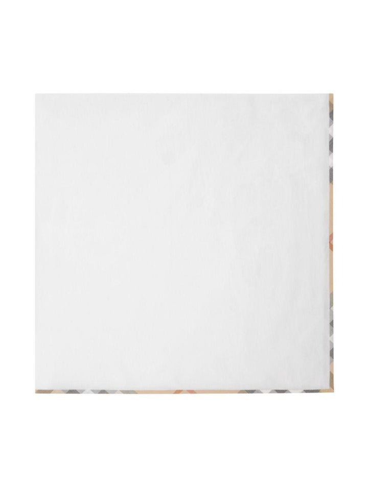 Coperta bianca per neonato 8104530 A1464 Burberry Kids 