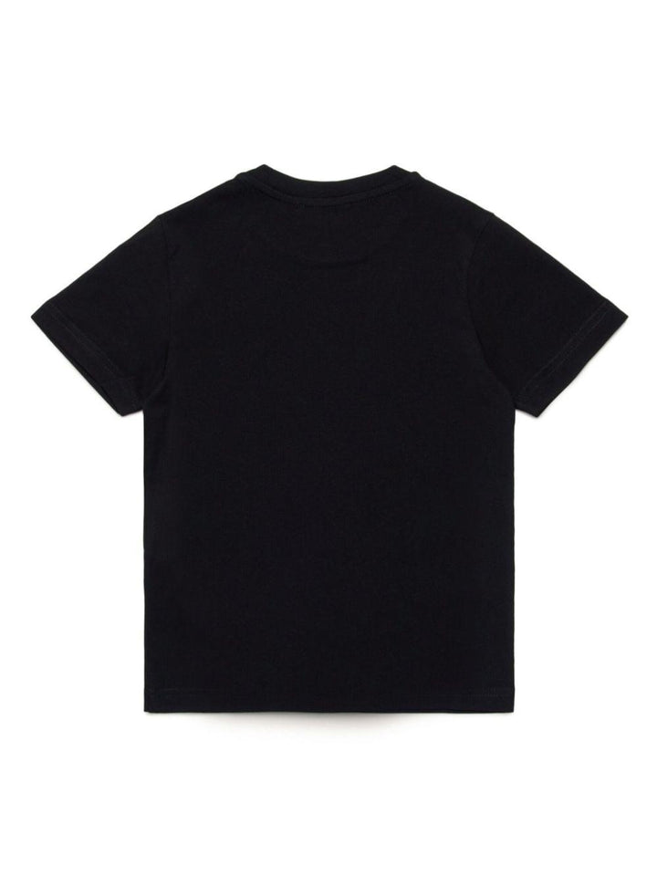 Black t-shirt for boys with print