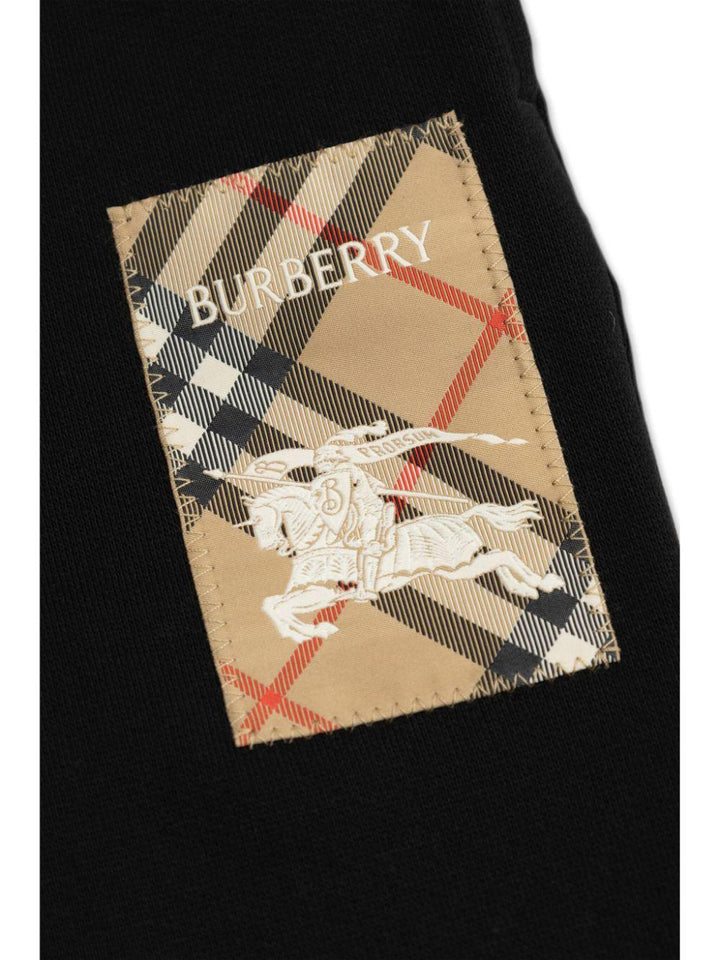 Pantalone nero per bambino 8105476 A1189 Burberry Kids 