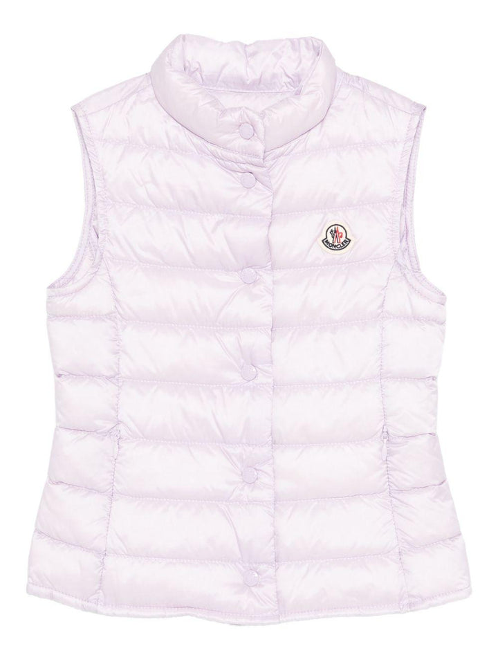 Gilet rosa per bambina 9541A00033597YF 509 Moncler Kids 