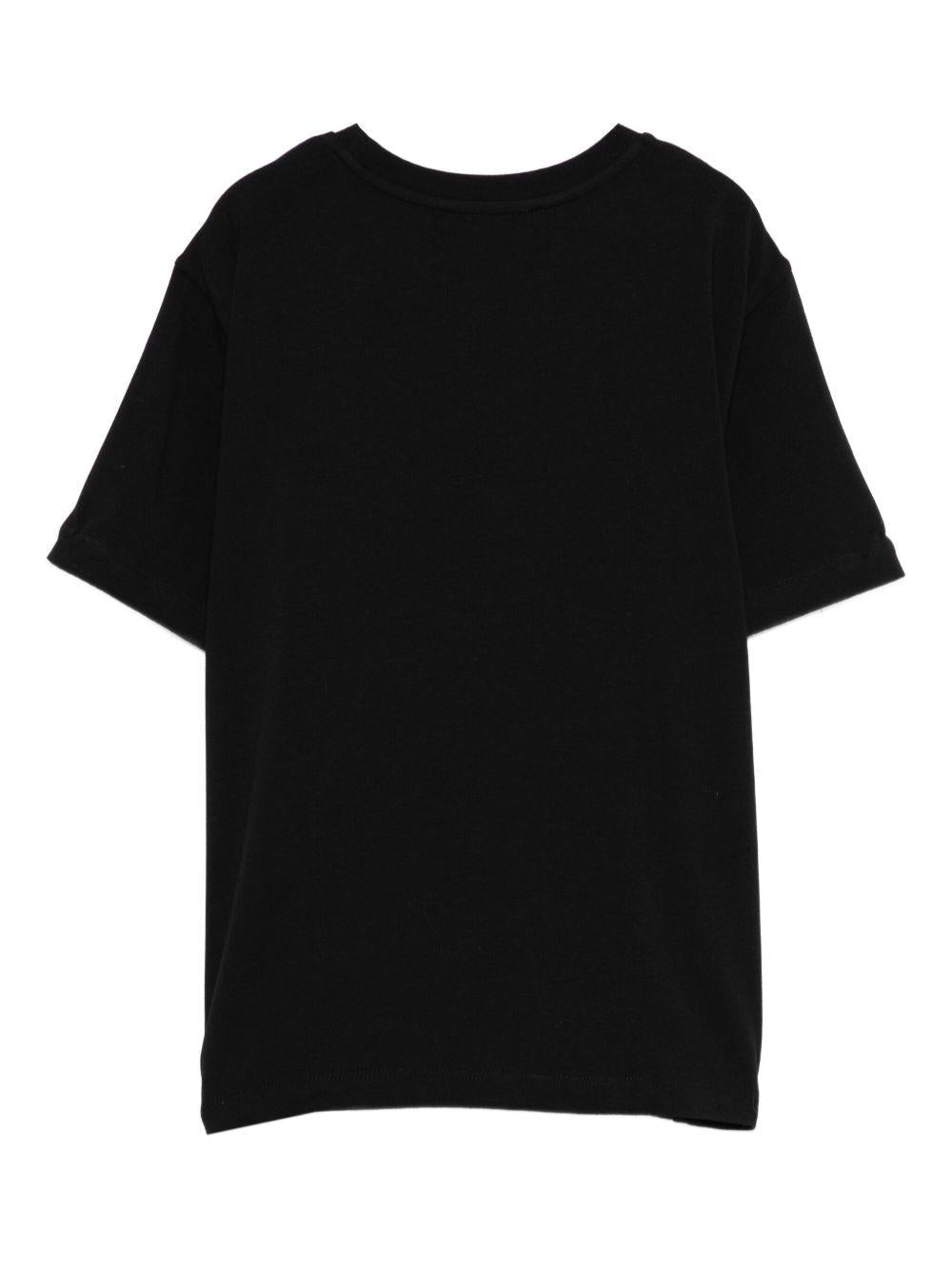 T-shirt nero per bambina EFTS2490JE006 N000 Elisabetta Franchi Kids 