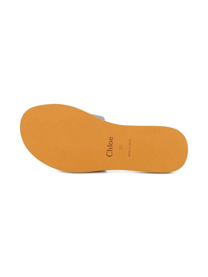 Ciabatta azzurra per bambina C20881 821 Chloe 