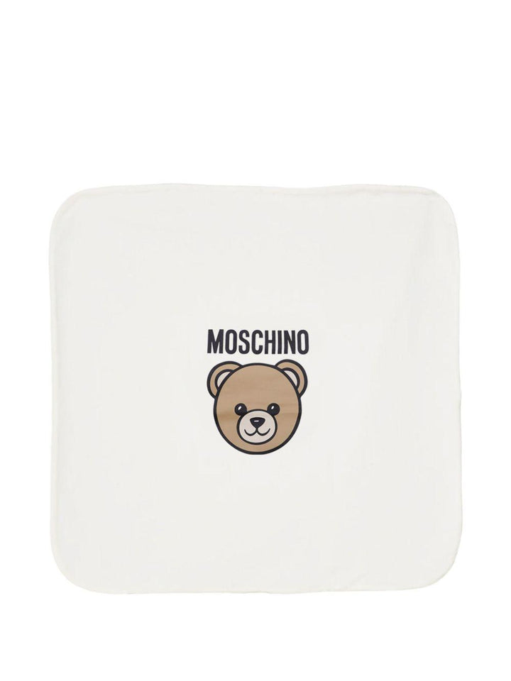 Coperta bianca per neonato MQB00FLCA40 10063 Moschino Kids 