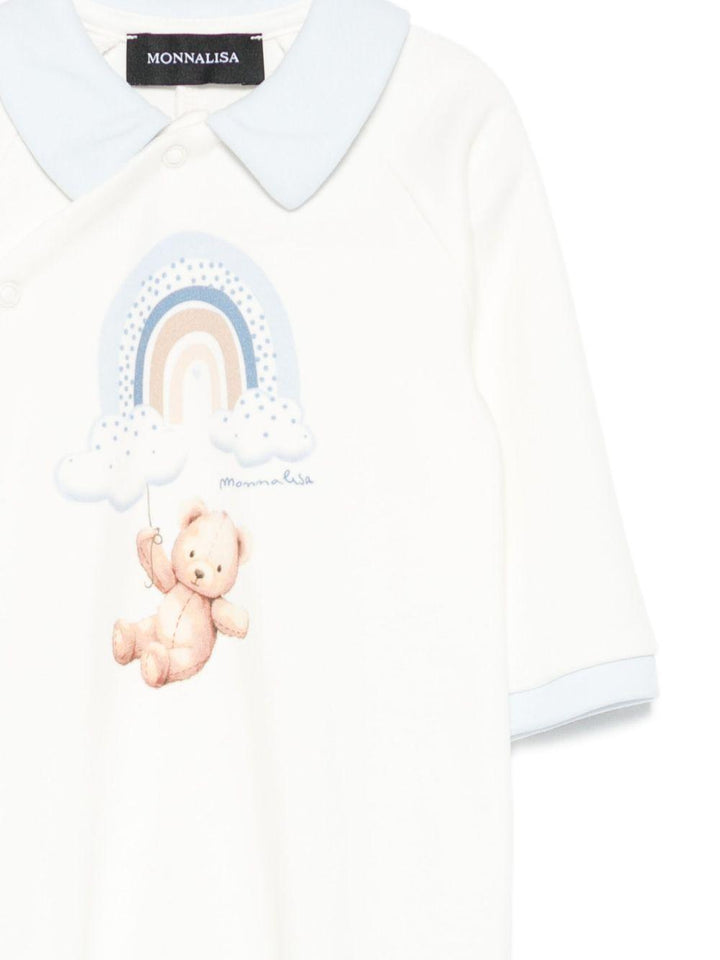 Tutina bianca per neonato 22F2016000 0152 Monnalisa Kids 