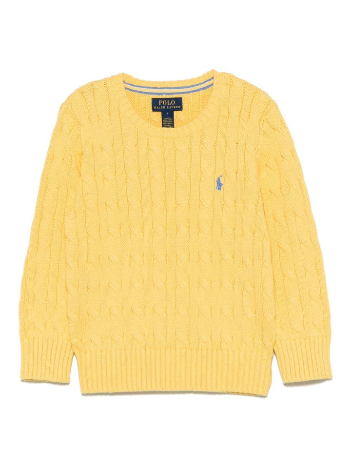 Maglione giallo banana per bambino