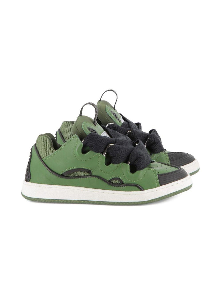 Sneakers verde per bambino N30308 665 Lanvin Enfant 