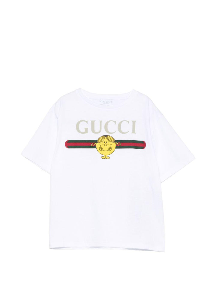 T-shirt bianca per bambino 857205XJHRG 9320 Gucci Kids 
