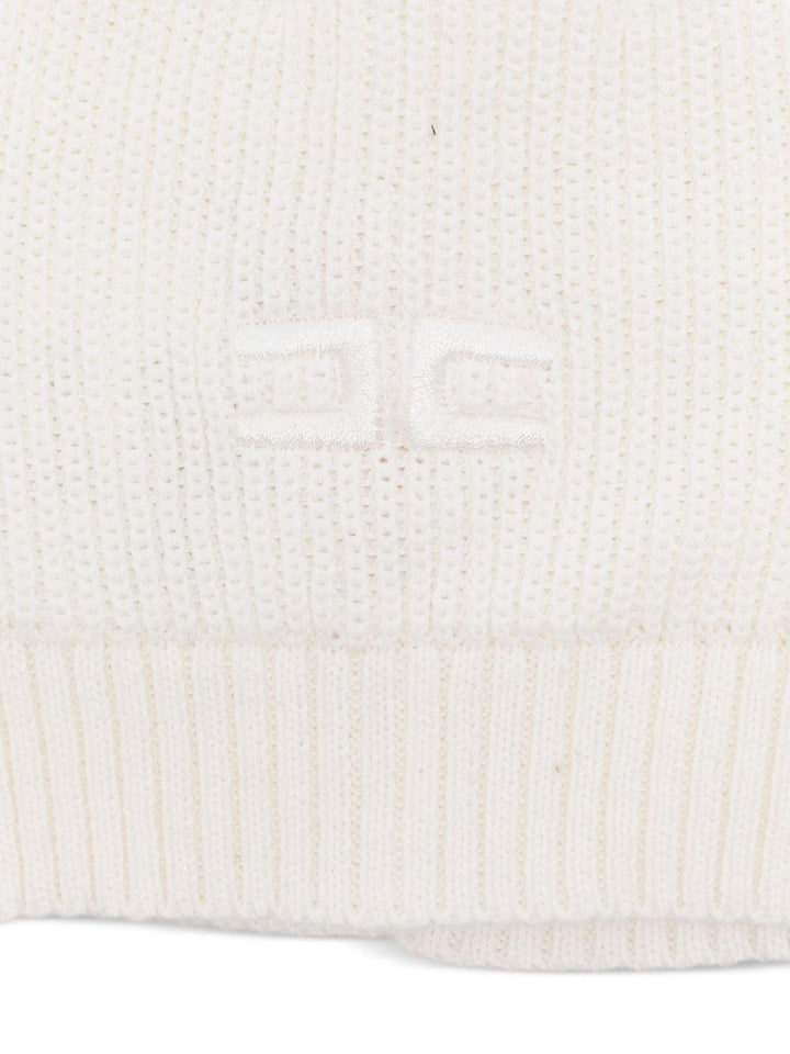 Cappello bianco per neonato ENCP071CFL061 0000 Elisabetta Franchi Kids 