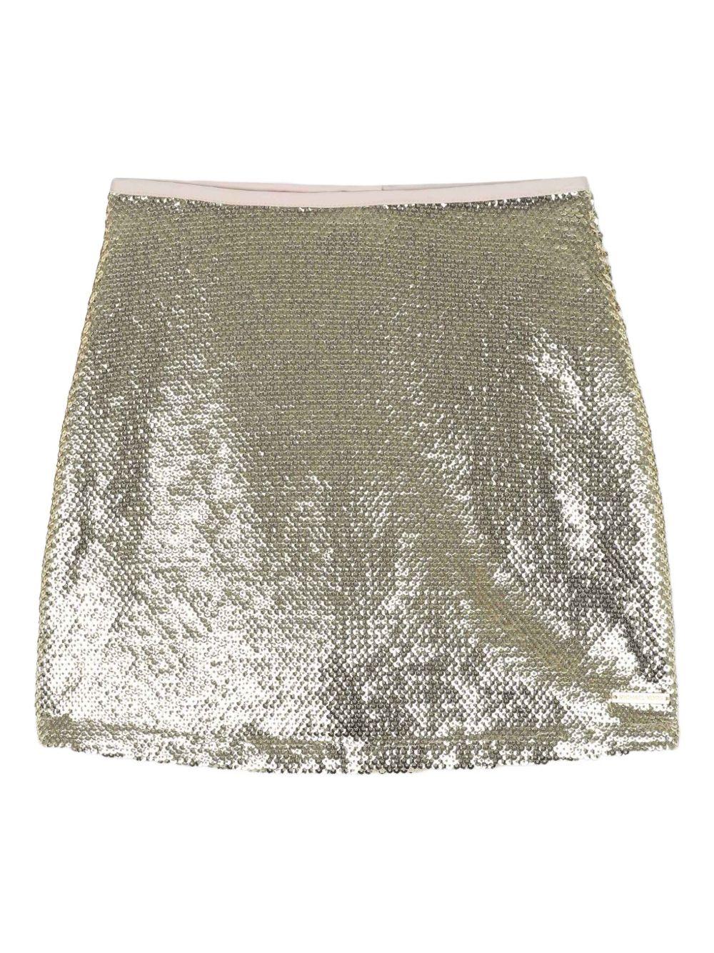 Gonna dorata per bambina R30450 Z99 Michael Kors Kids 