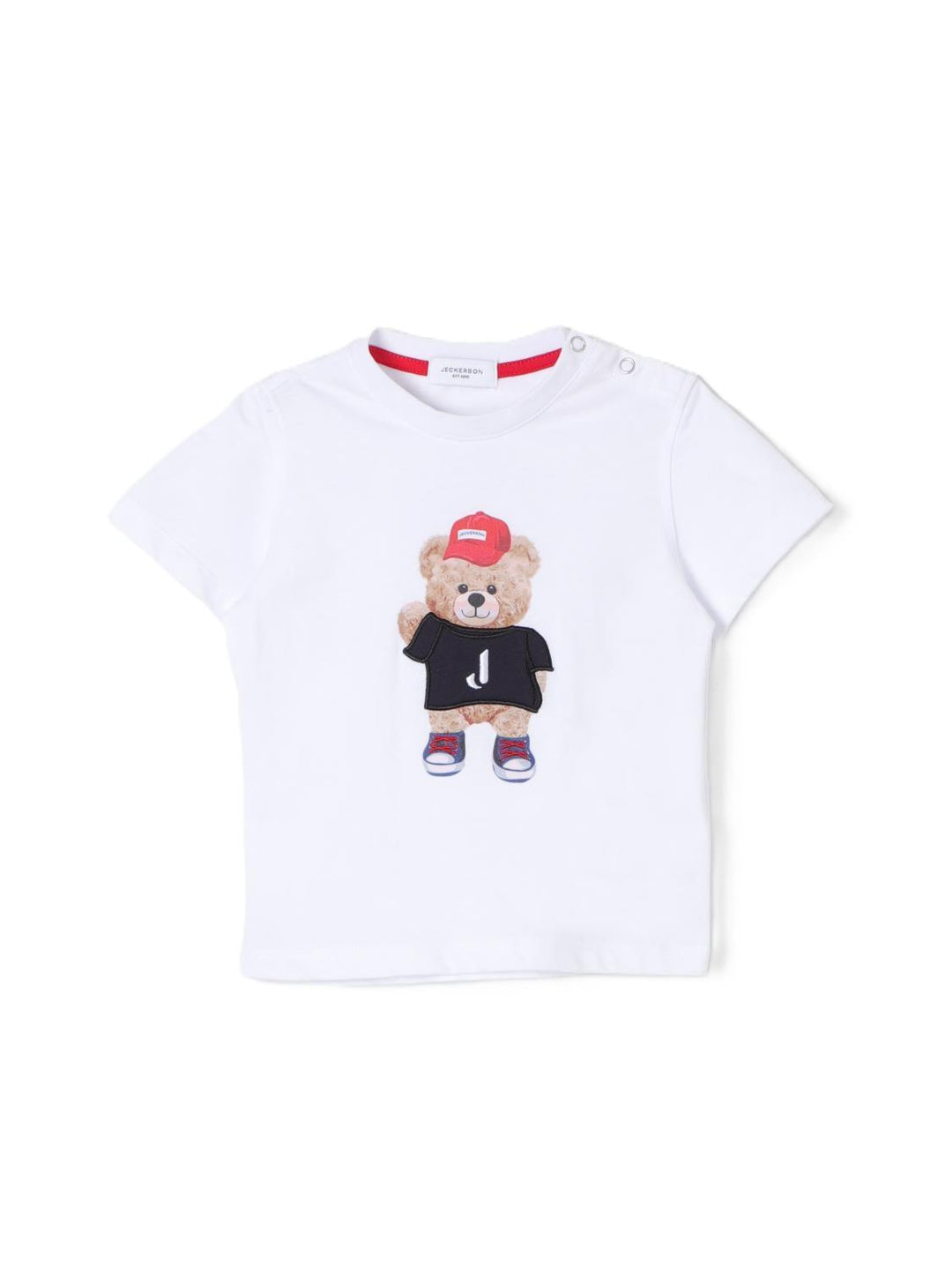 T-shirt bianca per neonato JN4020 BL Jeckerson Kids 