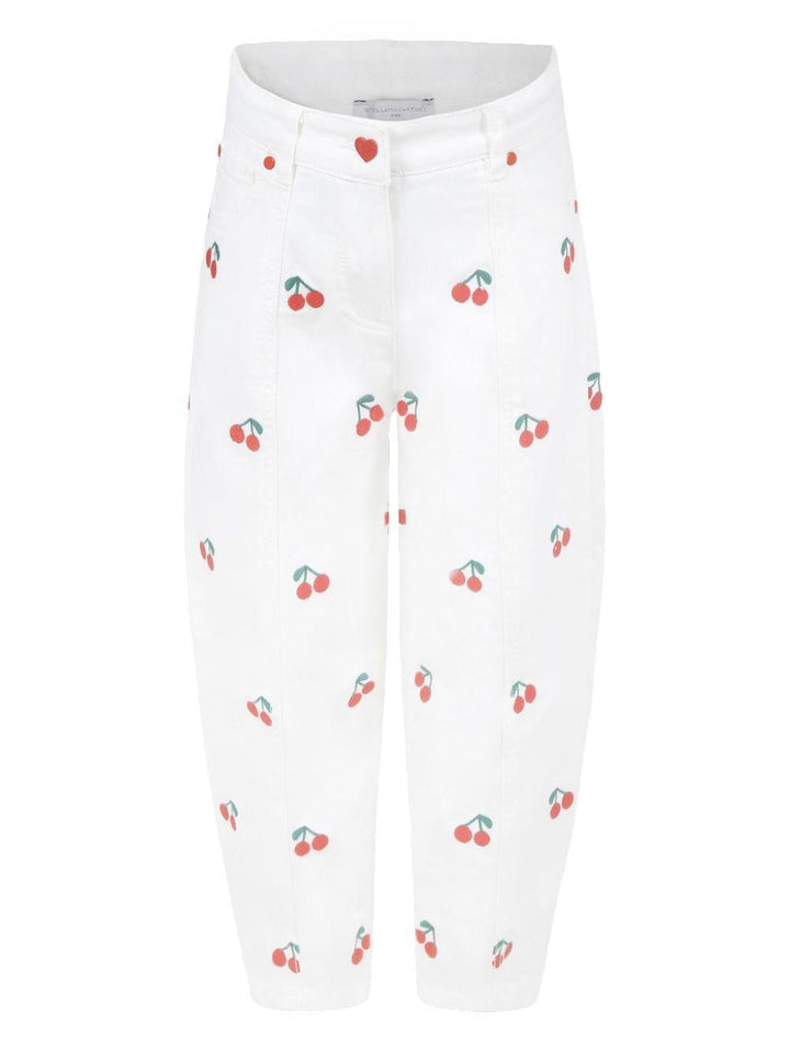 Pantalone bianco per bambina