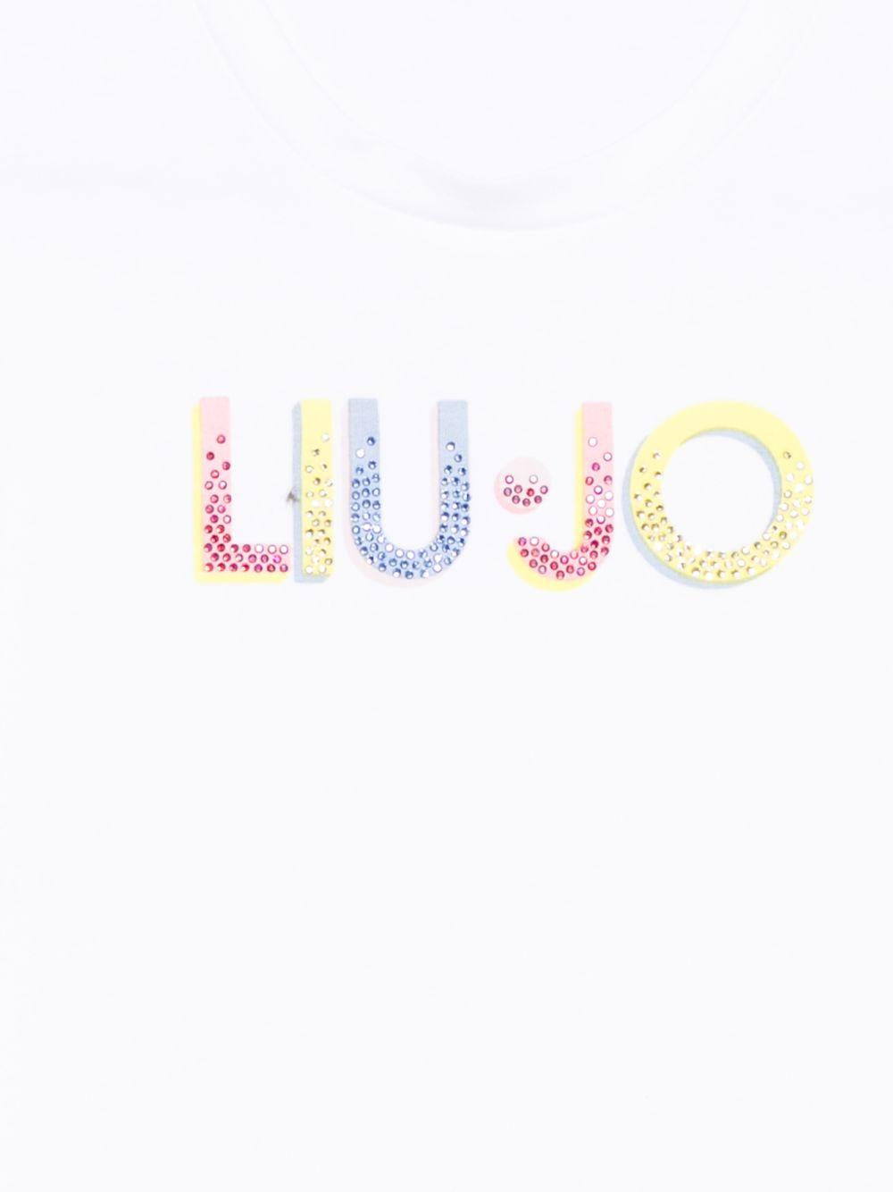 T-shirt bianco per bambina KA6028JS003 10601 Liu Jo 