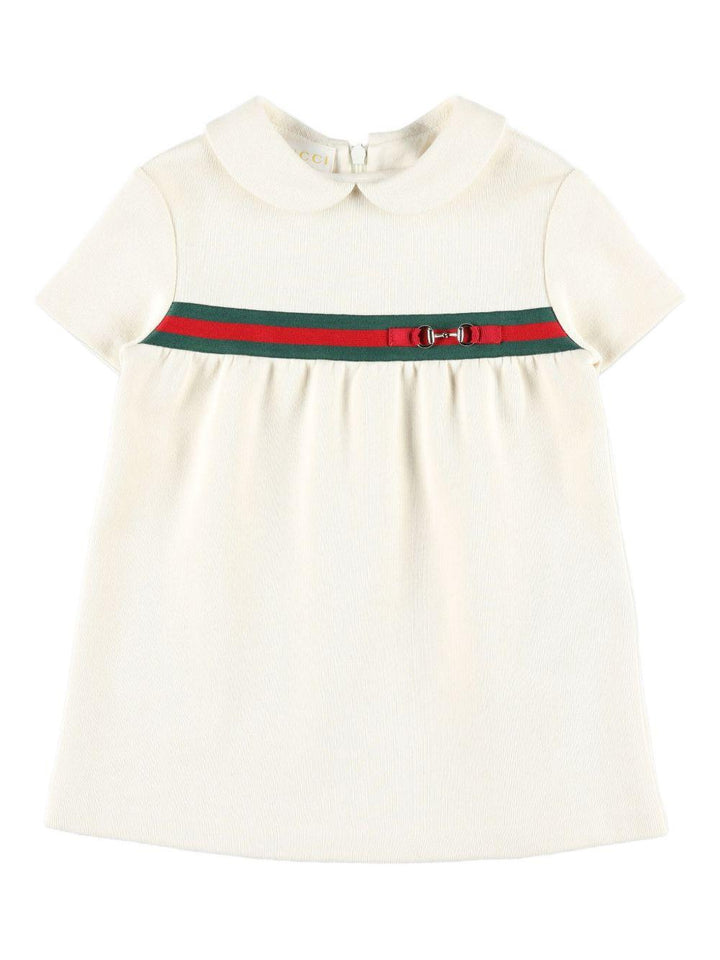 Abito bianco sporco per neonata 859754XJHR9 9908 Gucci Kids 