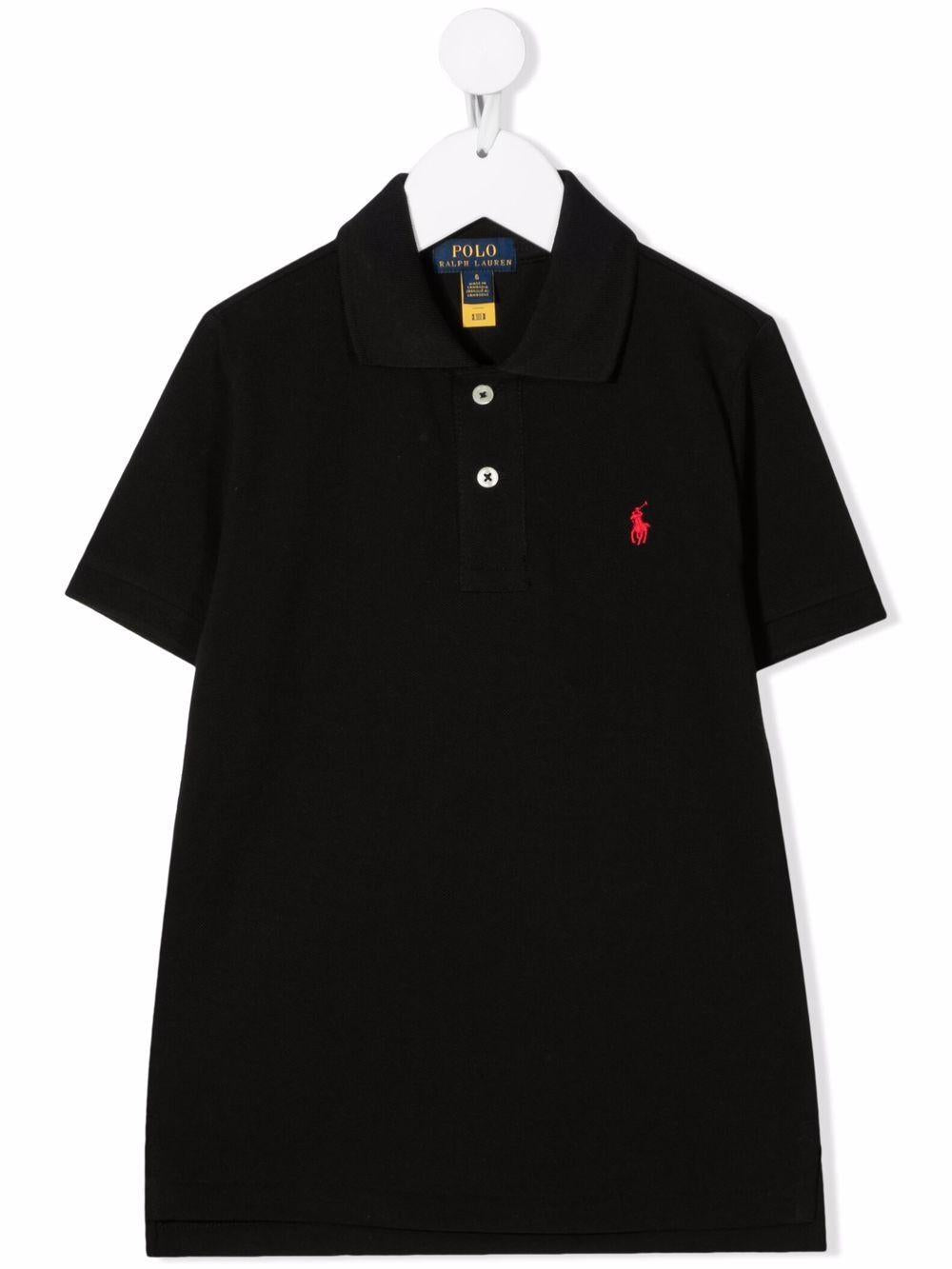 Polo nero per bambino 322603252 001 Ralph Lauren Kids 
