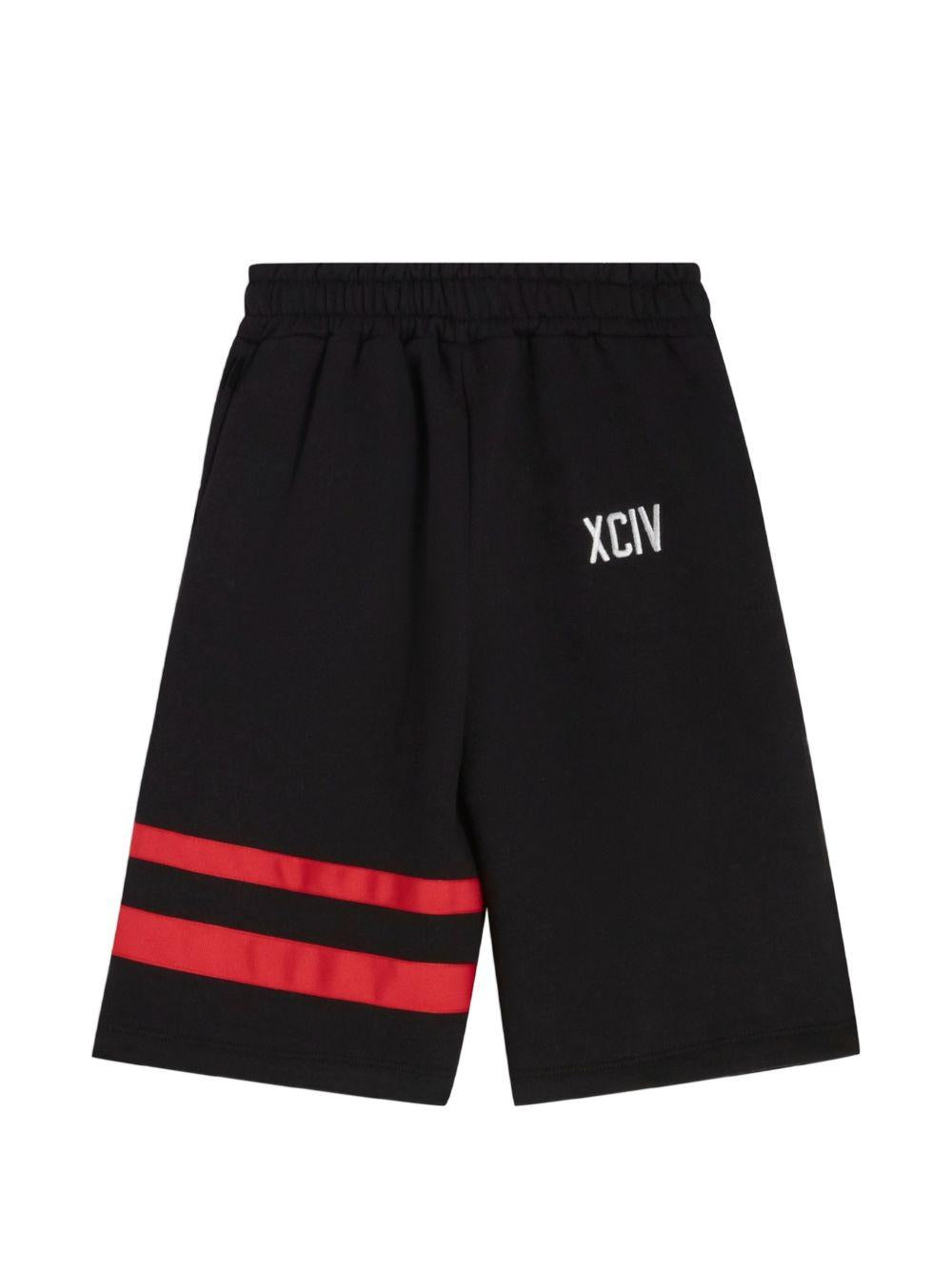 Bermuda nera per bambino Z0UJQL594F004 999R Gcds Kids 