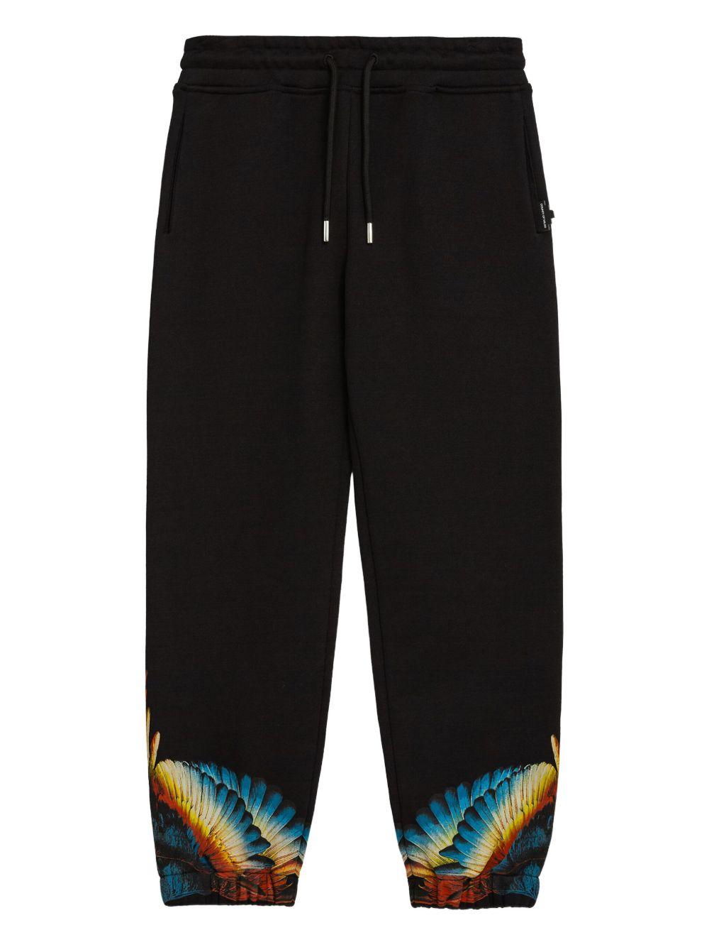 Pantalone nero per bambino F5CMJBFP065 110 Marcelo Burlon Kids 