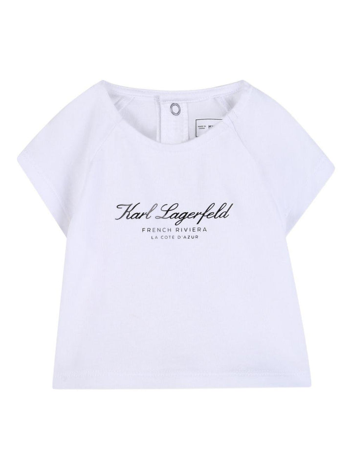 Completo rosa/bianco/nero Z31055 N54 Karl Lagerfeld Kids 