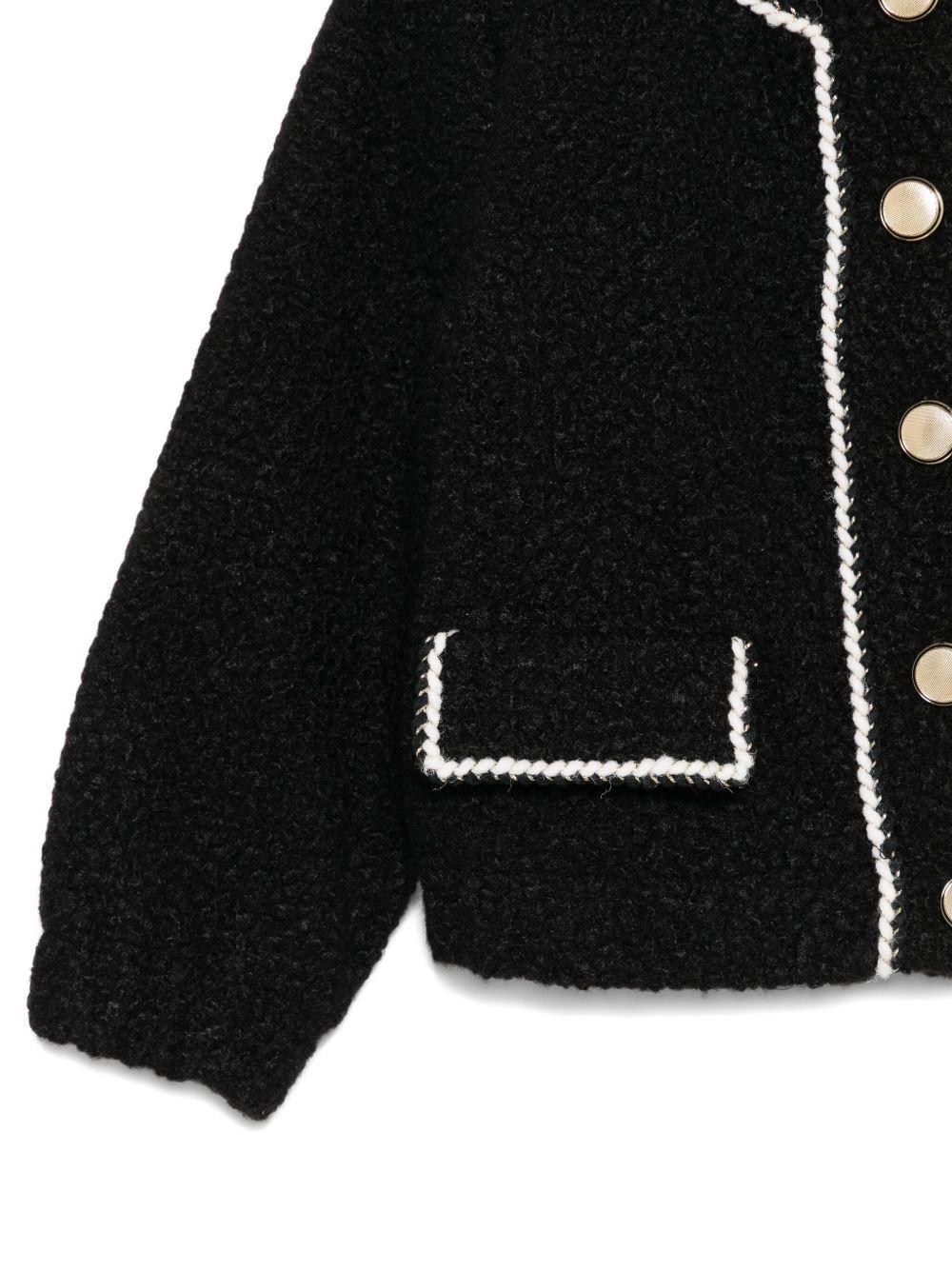 Cappotto nero per bambina 5843 008 Abel & Lula 