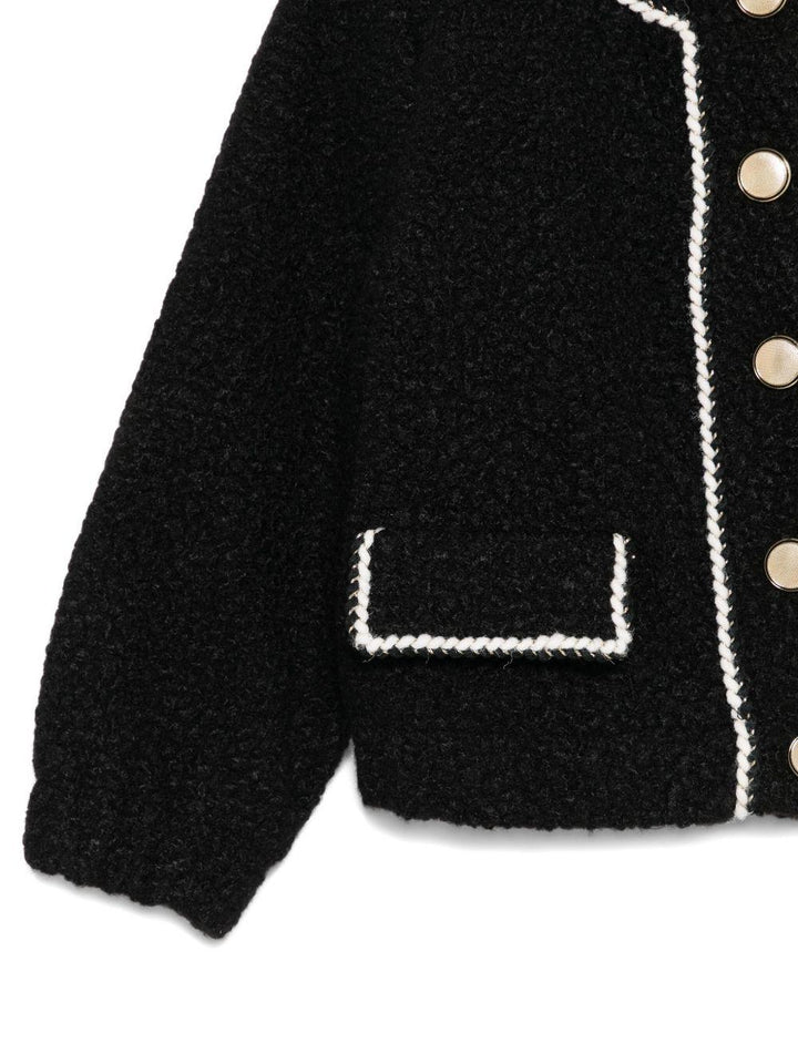Cappotto nero per bambina 5843 008 Abel & Lula 