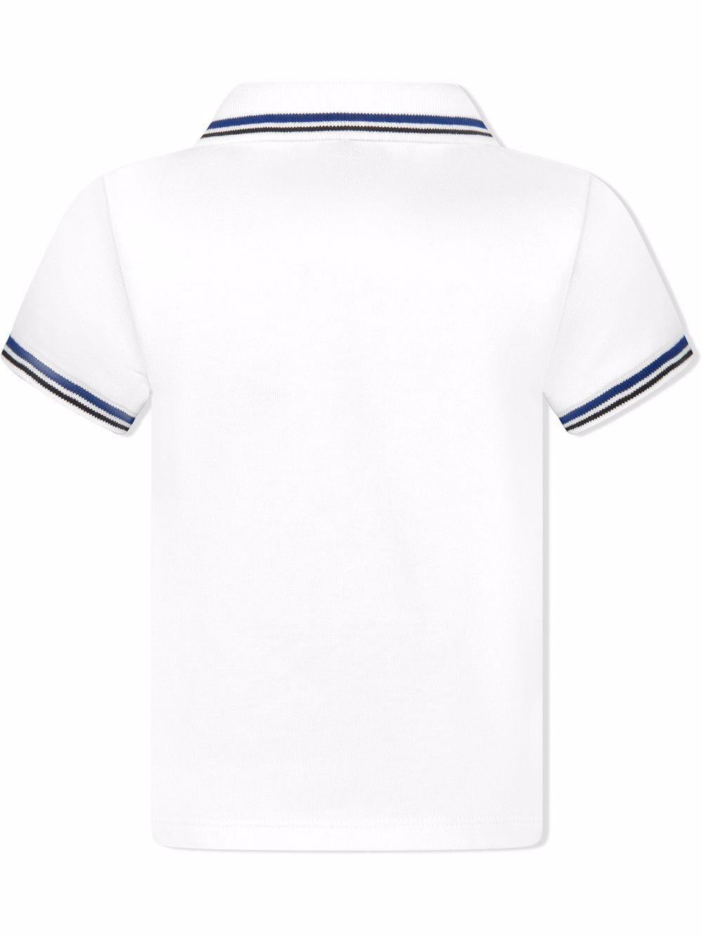 Polo bianca per neonato 8NHFB31JPTZ 0100 Emporio Armani Kids 