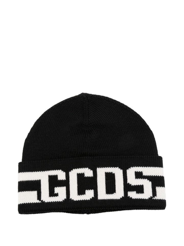 Cappello nero per bambino B2JU5818AL9 99 Gcds Kids 