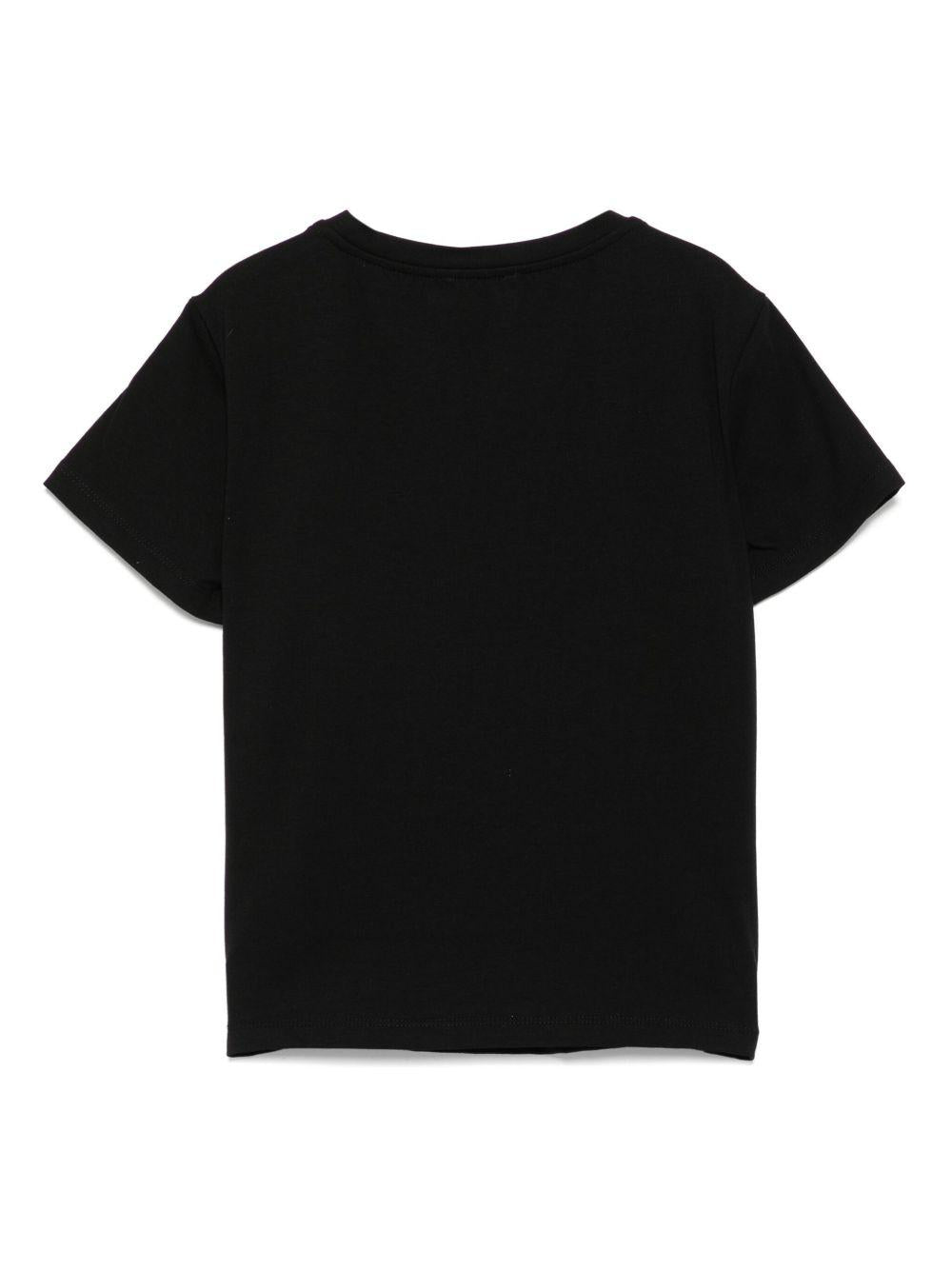 T-shirt nero per bambina 251GJ2489 00006 Twin Set 