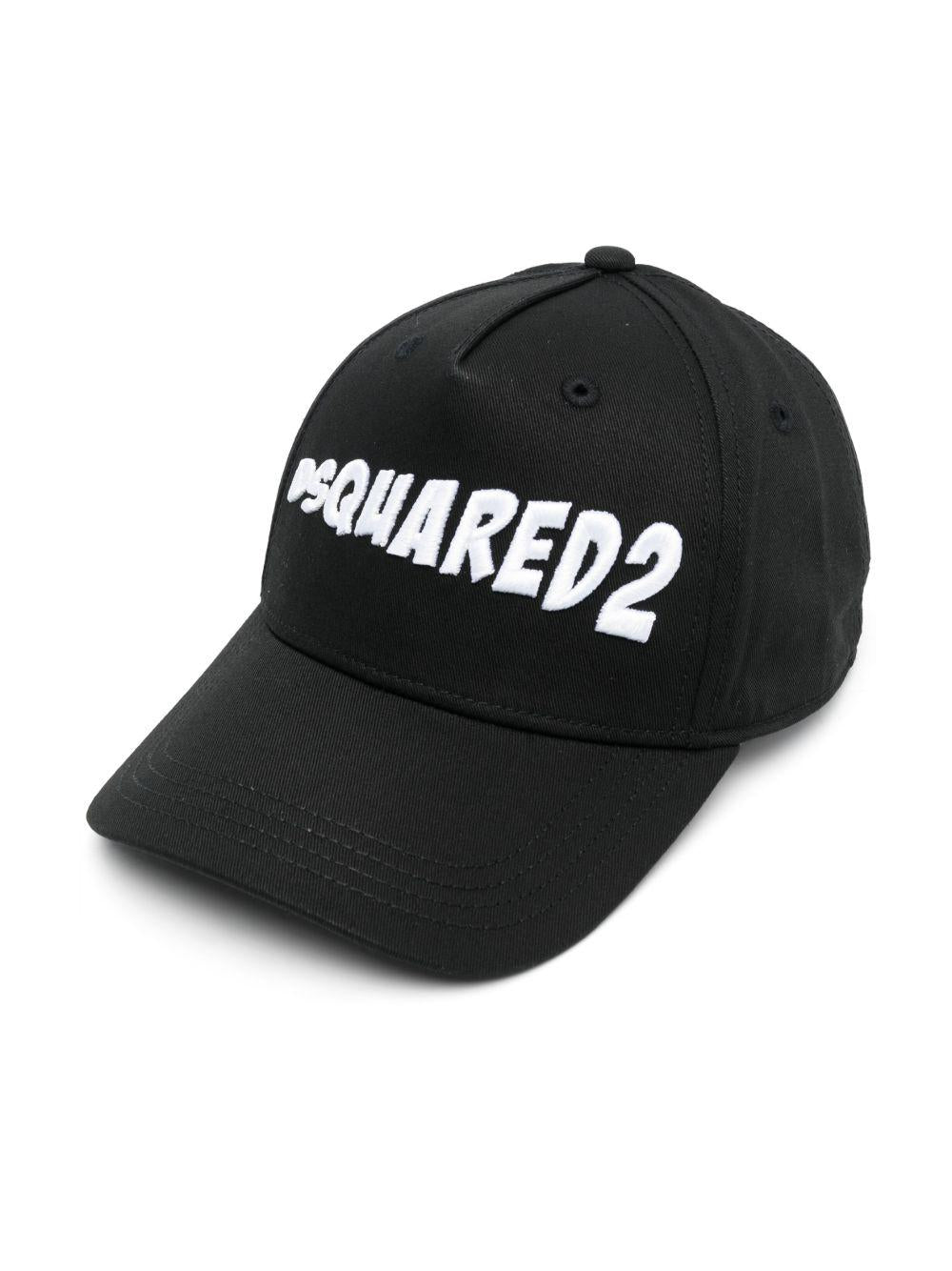 Cappello nero per bambino DQ1729D00YT DQ900 Dsquared2 Kids 
