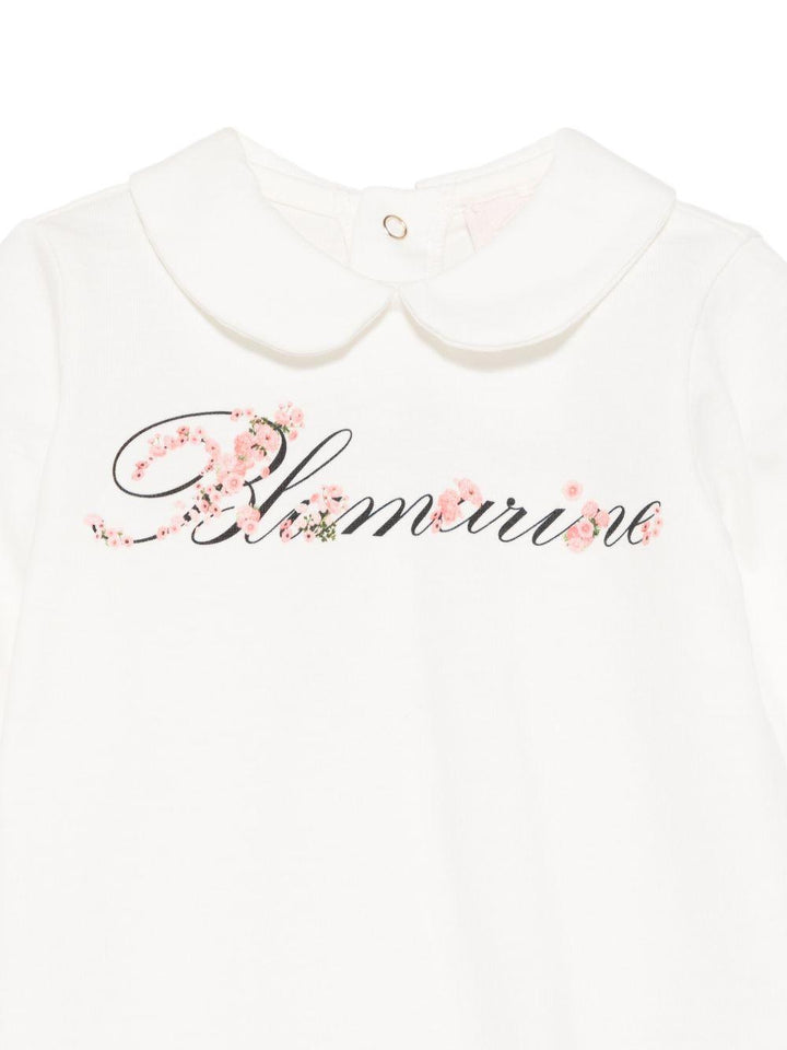 Tutina crema per neonata BNTU0190JF031 0233 Miss Blumarine 