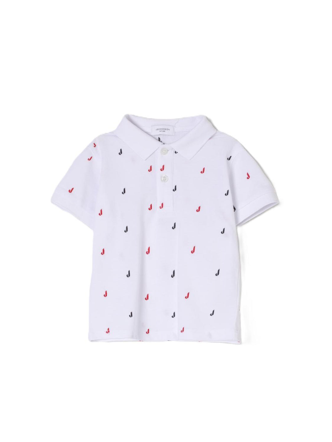 Polo bianco per bambino 527TJMBS25 RE011 Jeckerson Kids 