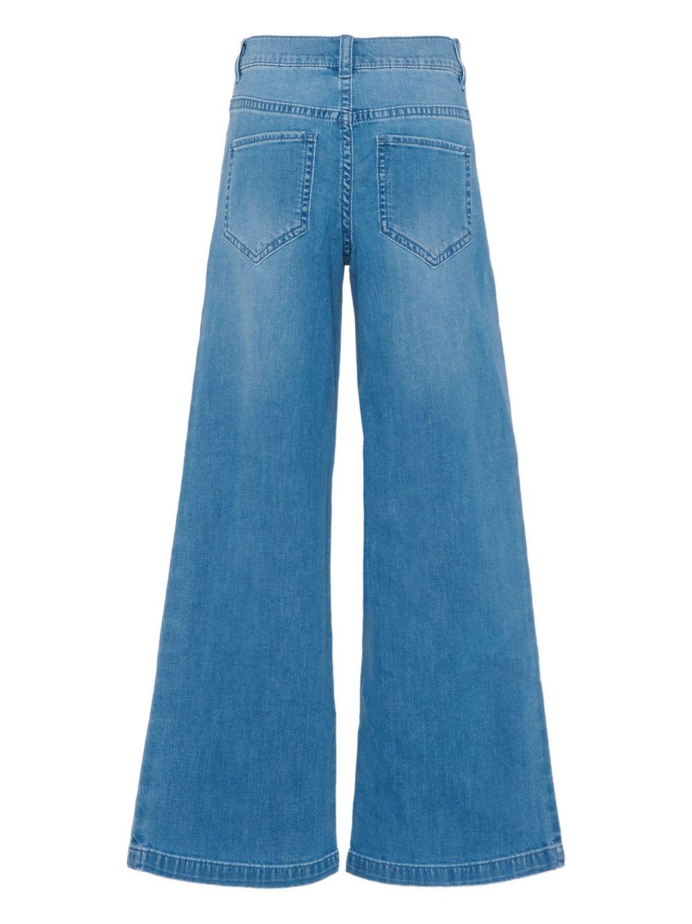 Jeans blu per bambina KFPA031CDS057 D815 Pinko Kids 