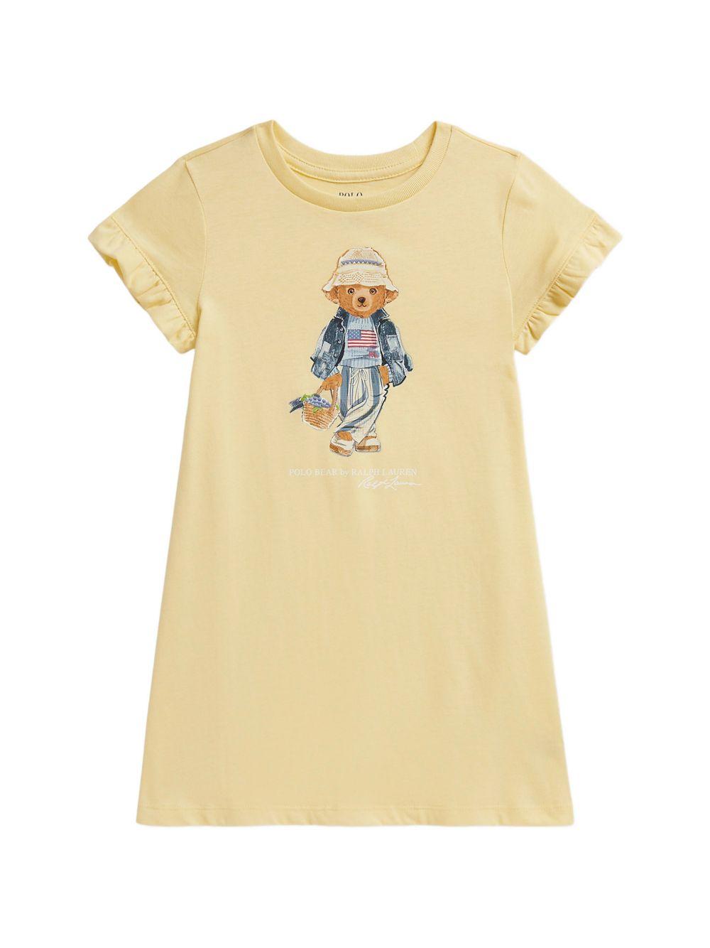 Abito giallo per bambina 312A11770 001 Ralph Lauren Kids 