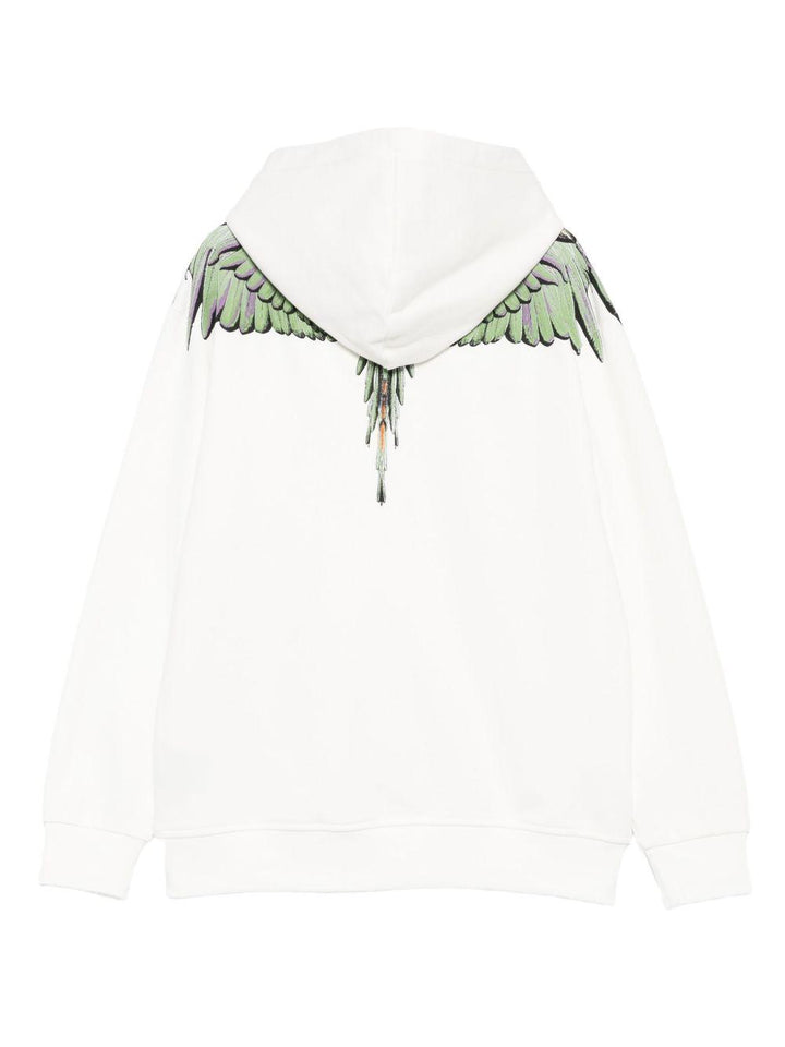 Felpa bianca per bambino F5CMJBHS060 002 Marcelo Burlon Kids 