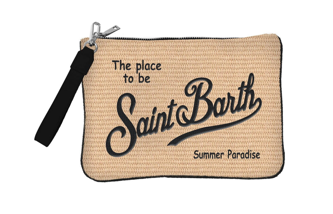 Borsa beige/nero per bambina PAR0021 00421L MC2 Saint Barth Kids 
