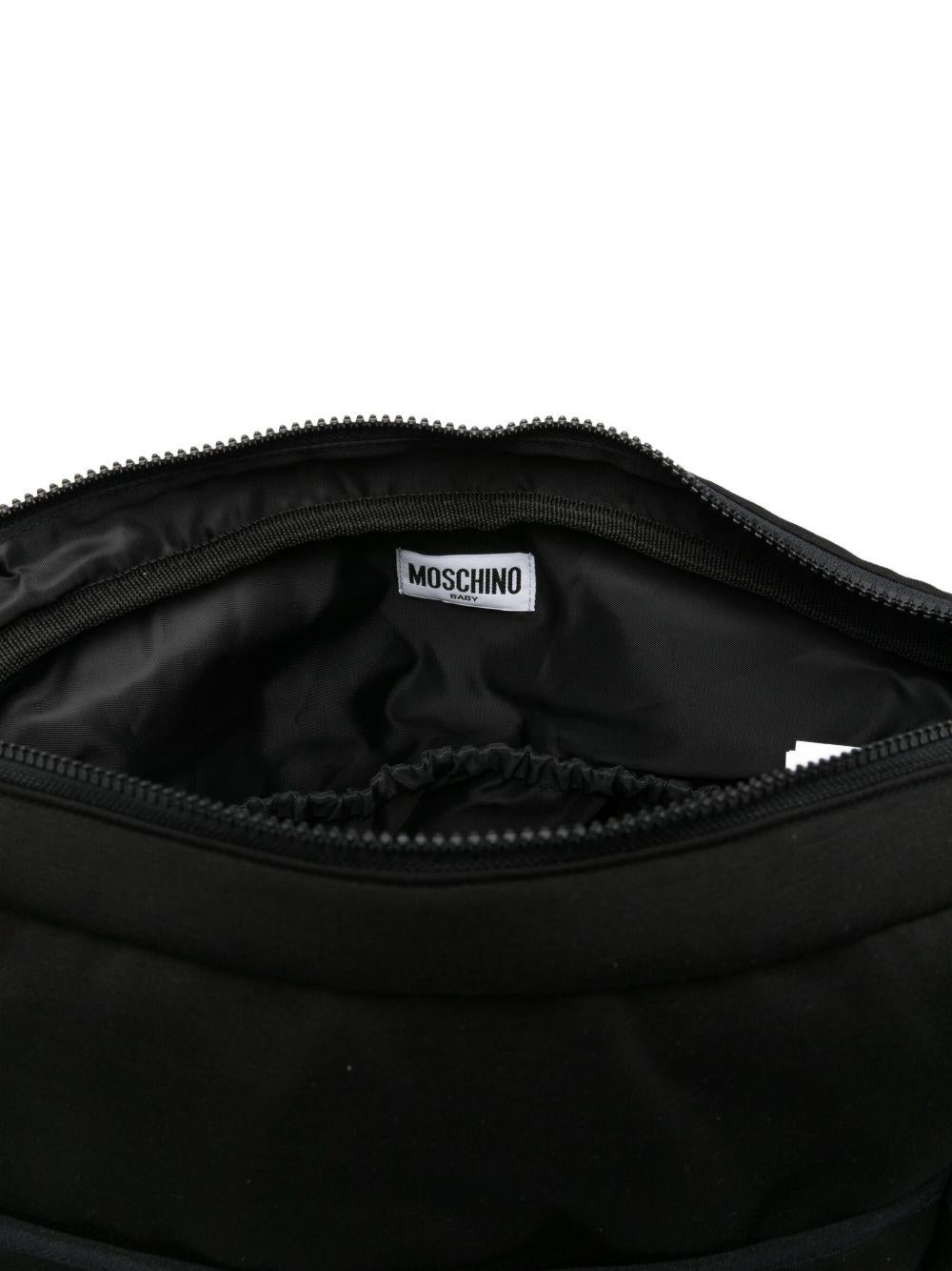 Borsa mamma nera per neonato MUX05NLDA32 60100 Moschino Kids 