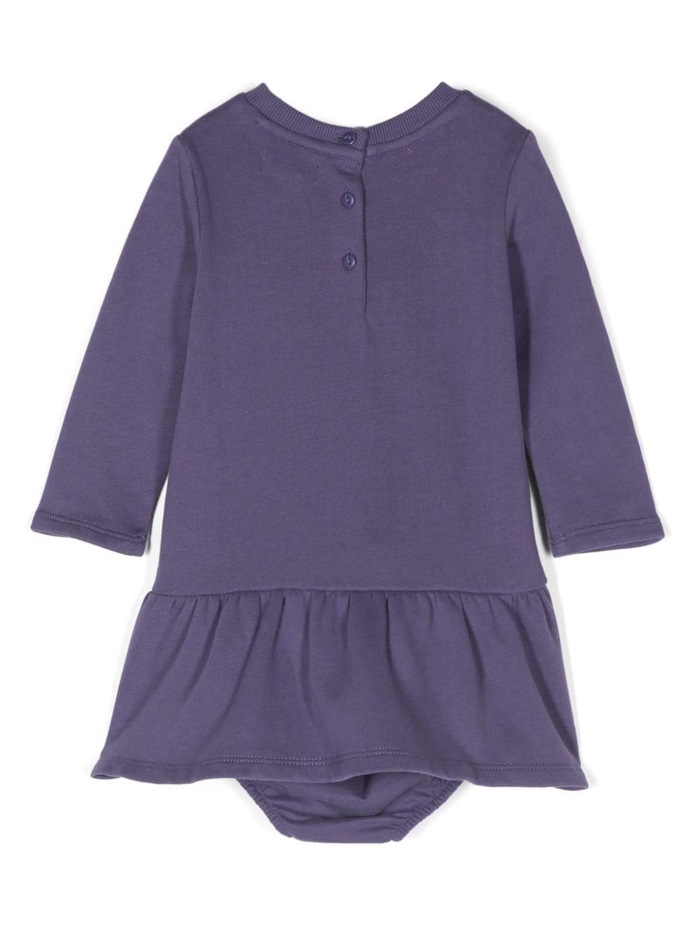 Purple dress for baby girl