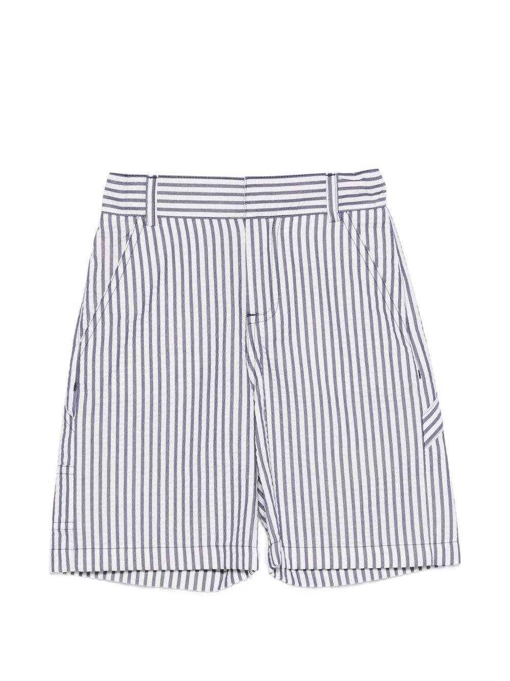 Bermuda blu/bianca per bambino JMF585AVWP F1I11 Fendi Kids 