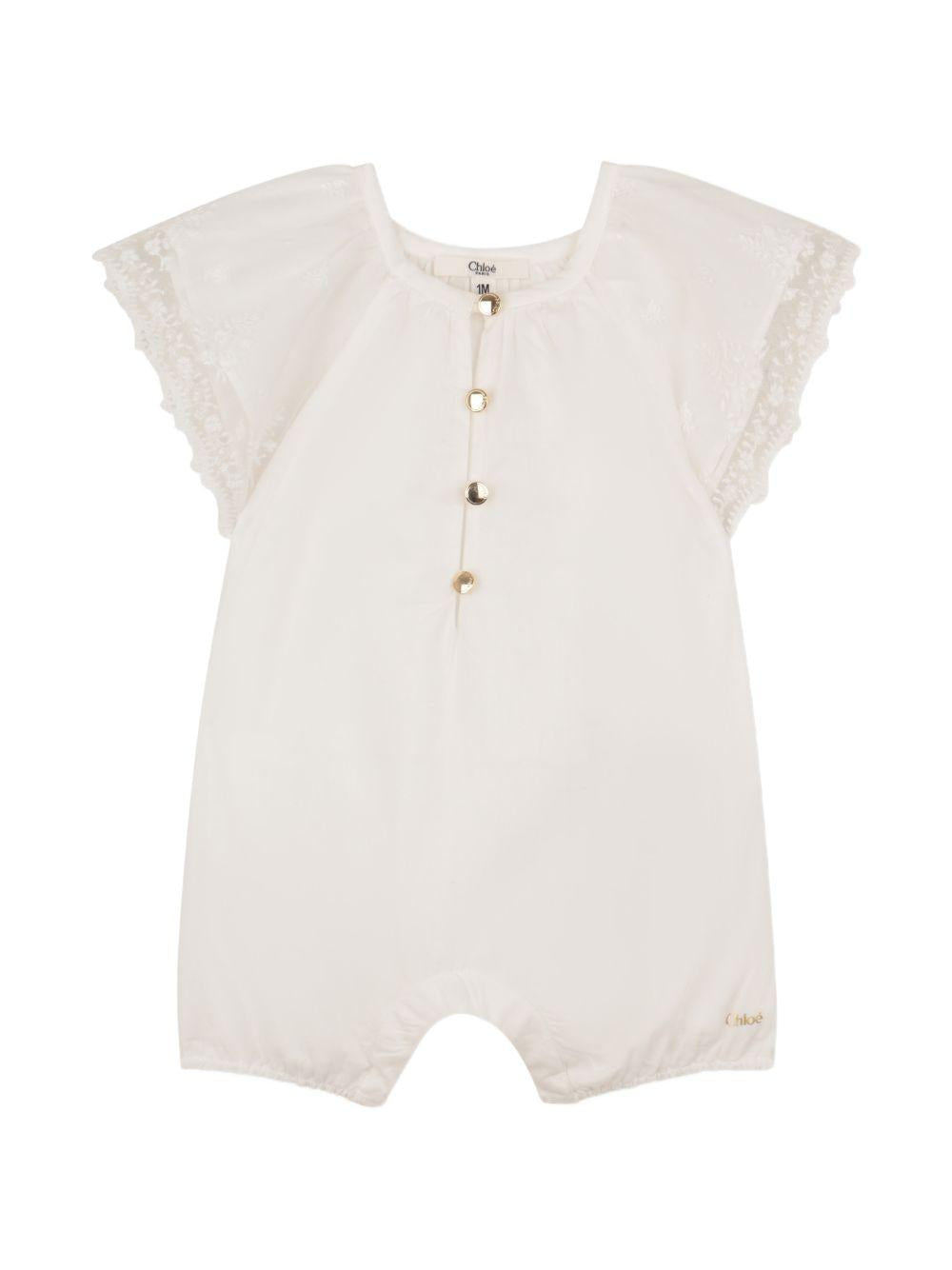 Tutina bianca per neonata C20928 117 Chloe 