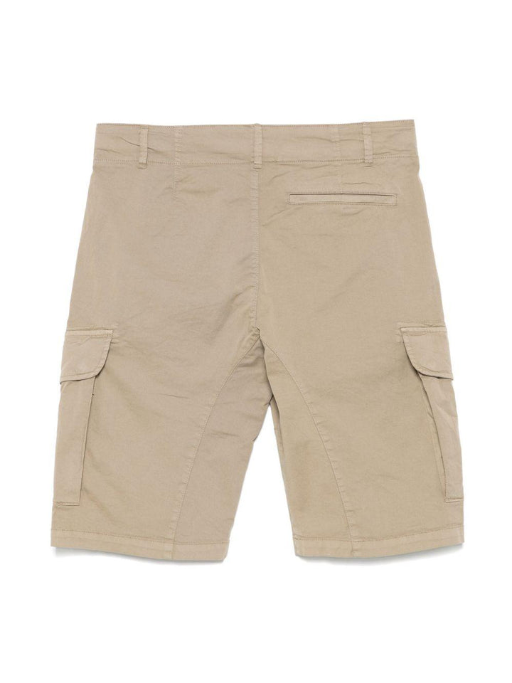 Almond beige bermuda shorts for kids