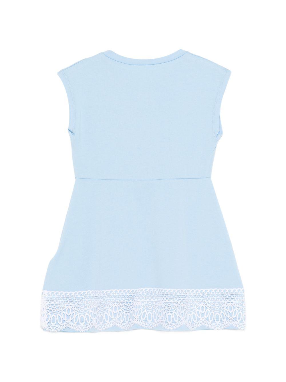 Abito azzurro per bambina KA6014JS003 C3864 Liu Jo 